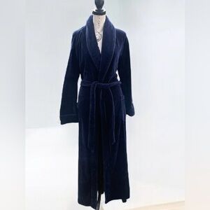 CABERNET LUXURY MAXI ROBE Women’s SZ Medium Navy Blue Cotton Modal blend